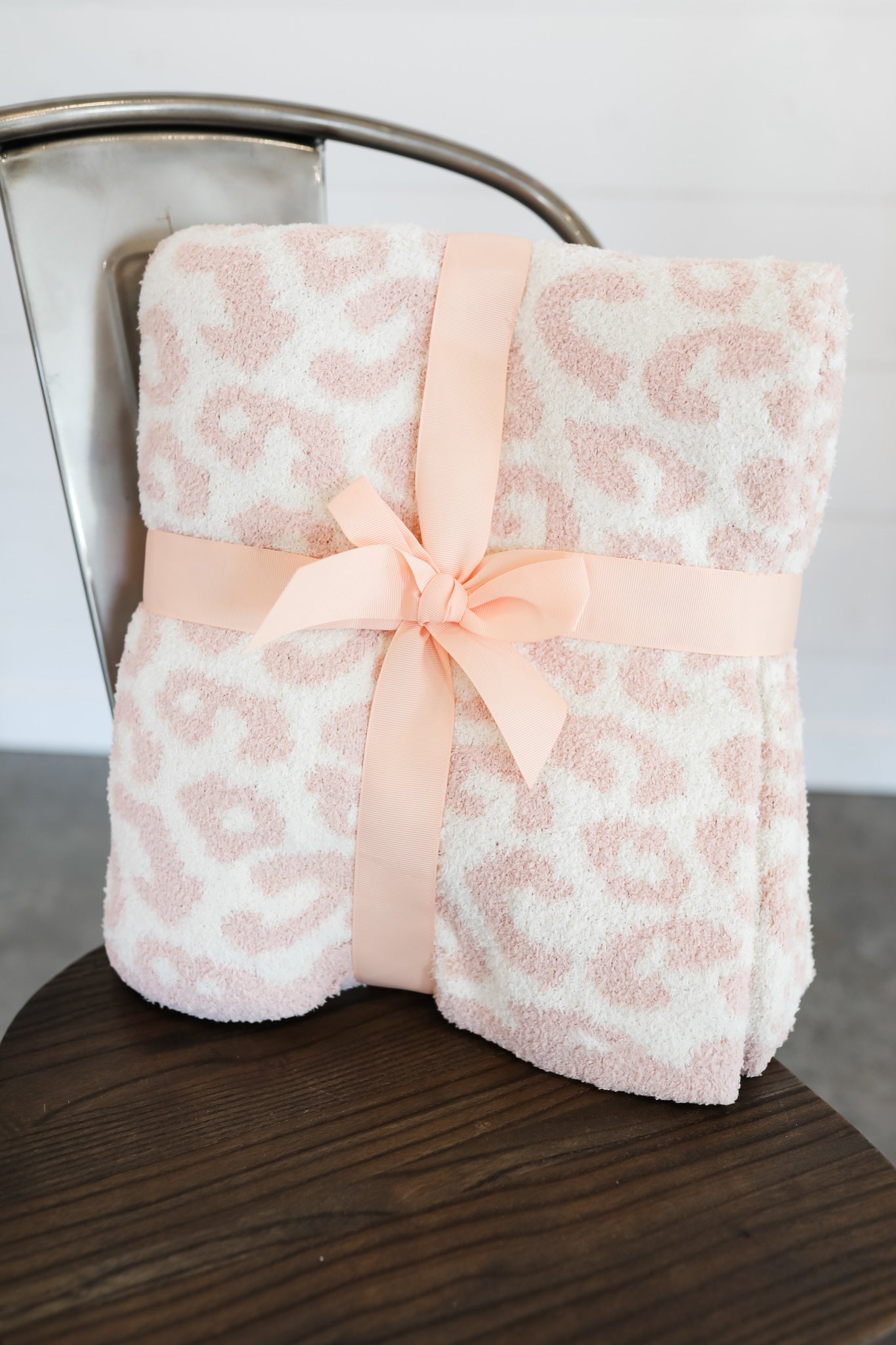 Leopard Comfy Luxe Blanket - Pink