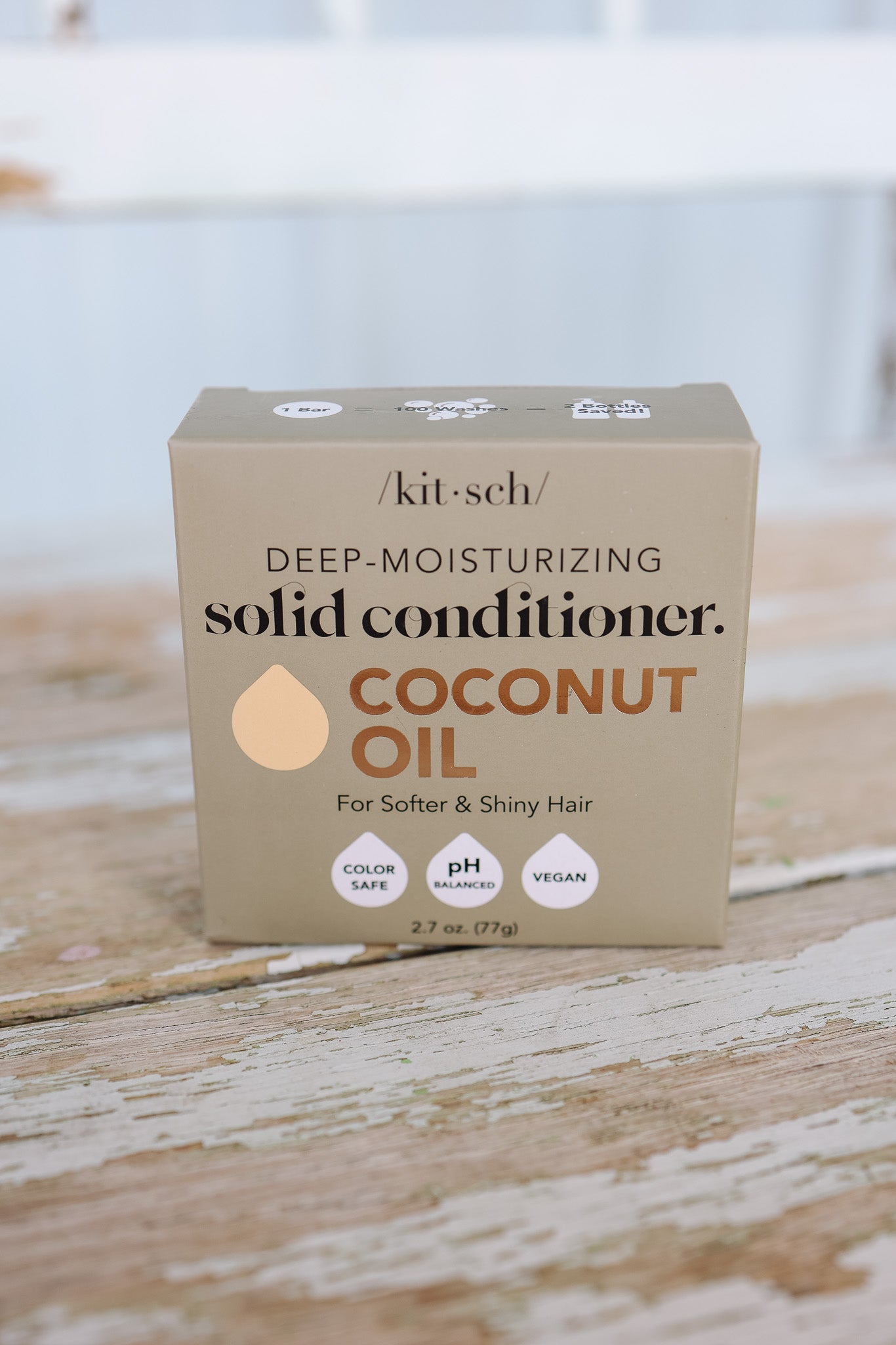 Coconut Repair Conditioner Bar/Mask for Dry Damaged Hair Aiden & Oak