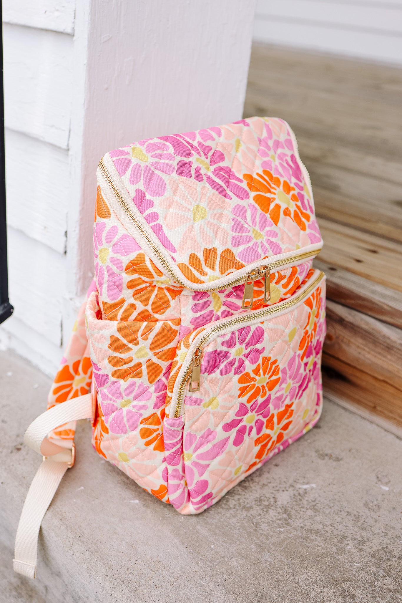 Flower Pattern Quilted Bags