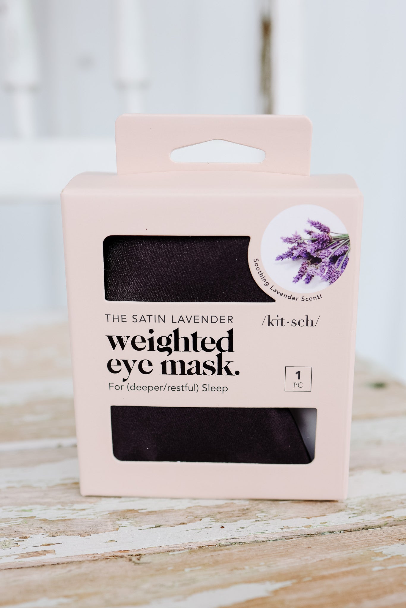 Lavender Weighted Satin Eye Mask
