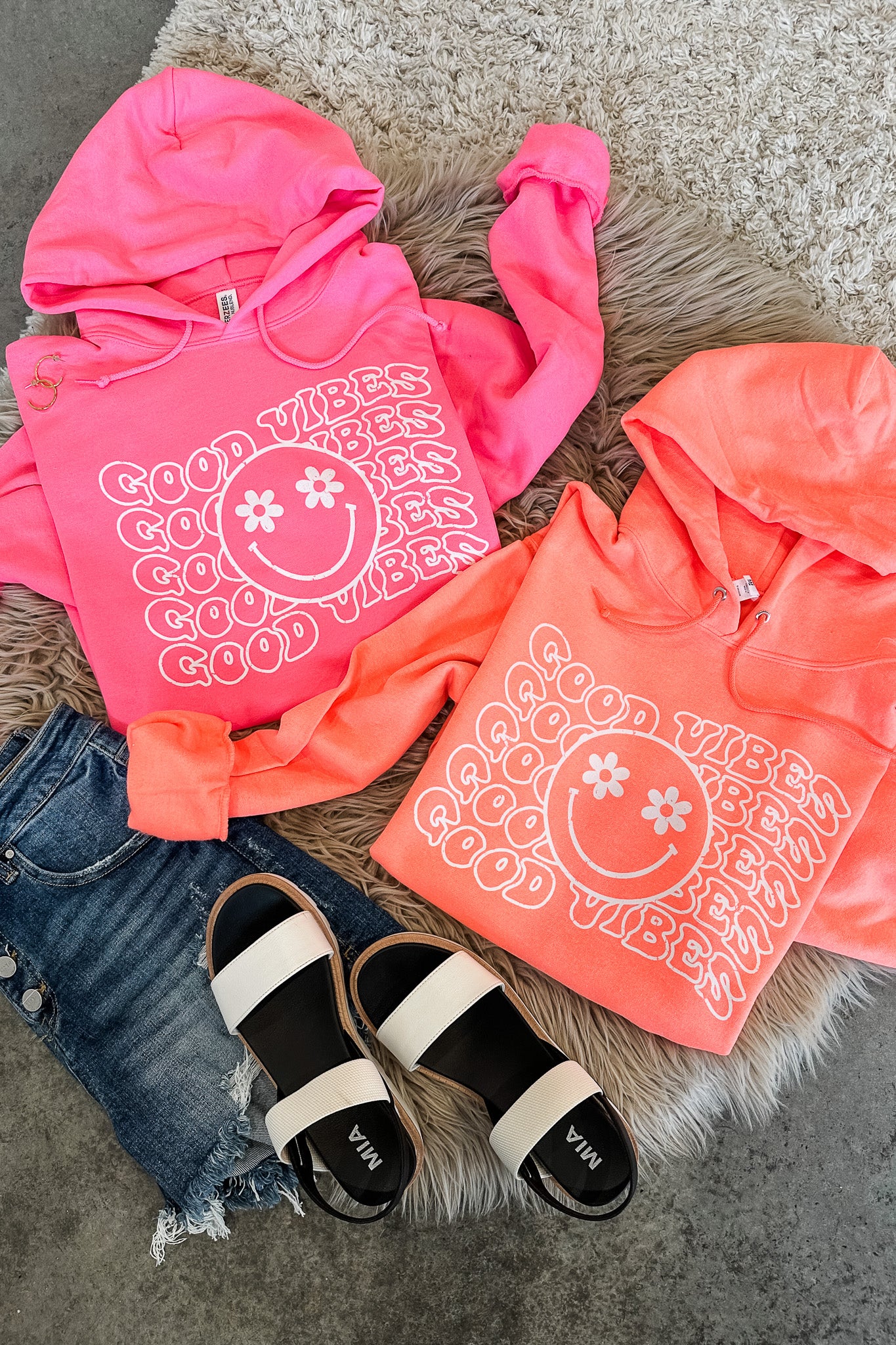 Good Vibes Patch Sweatshirt