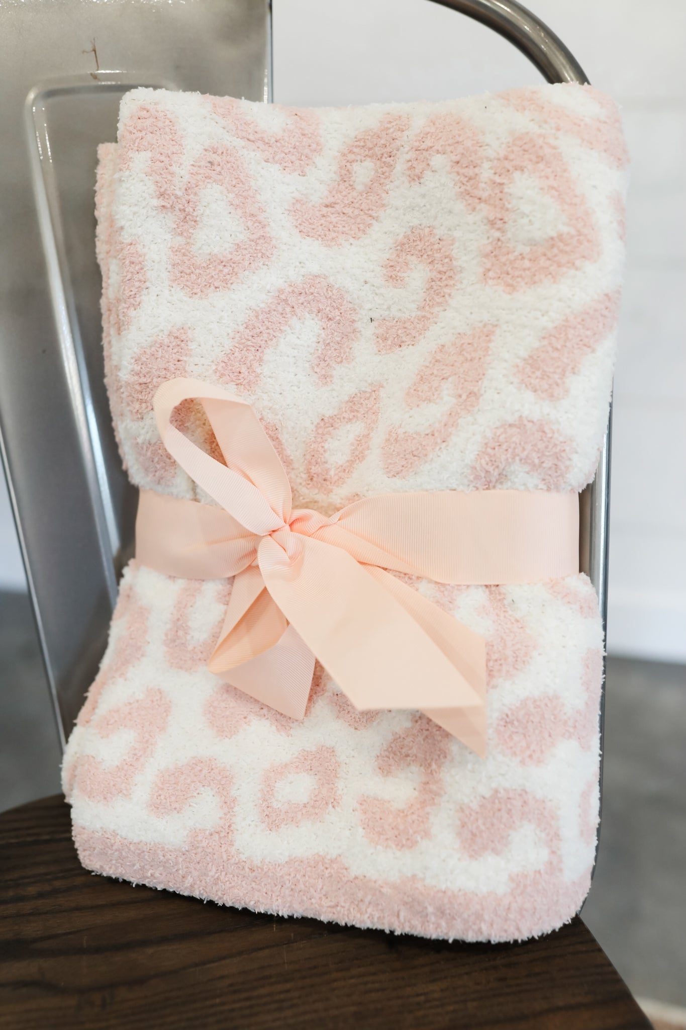 Leopard Comfy Luxe Kids Blanket - Pink