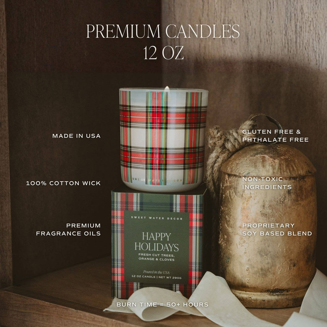 Warm and Cozy 12 oz Boxed Soy Candle