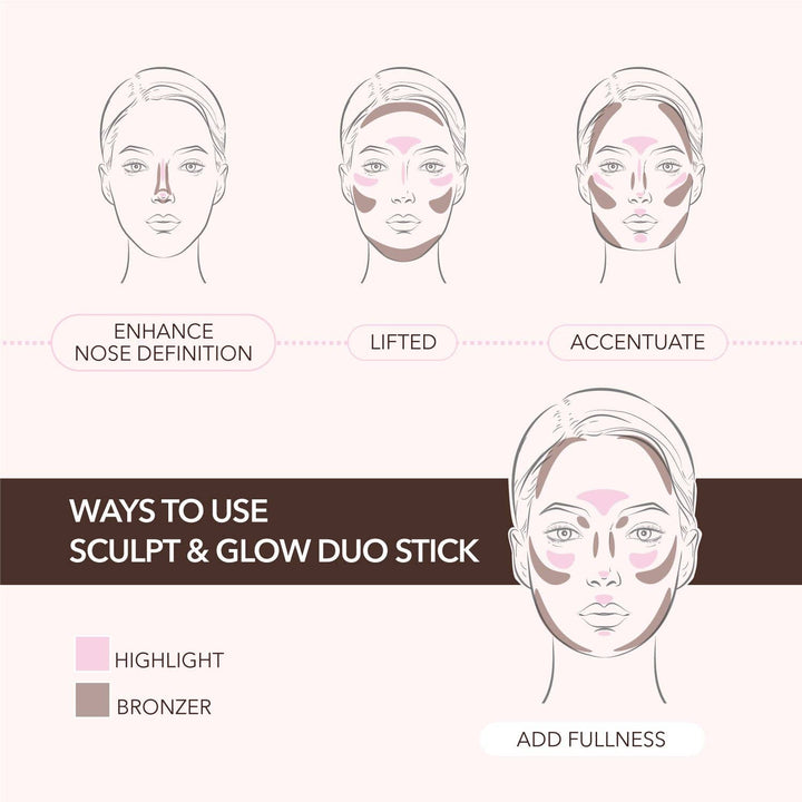 Sculpt & Glow Duo Stick - Beach Happy