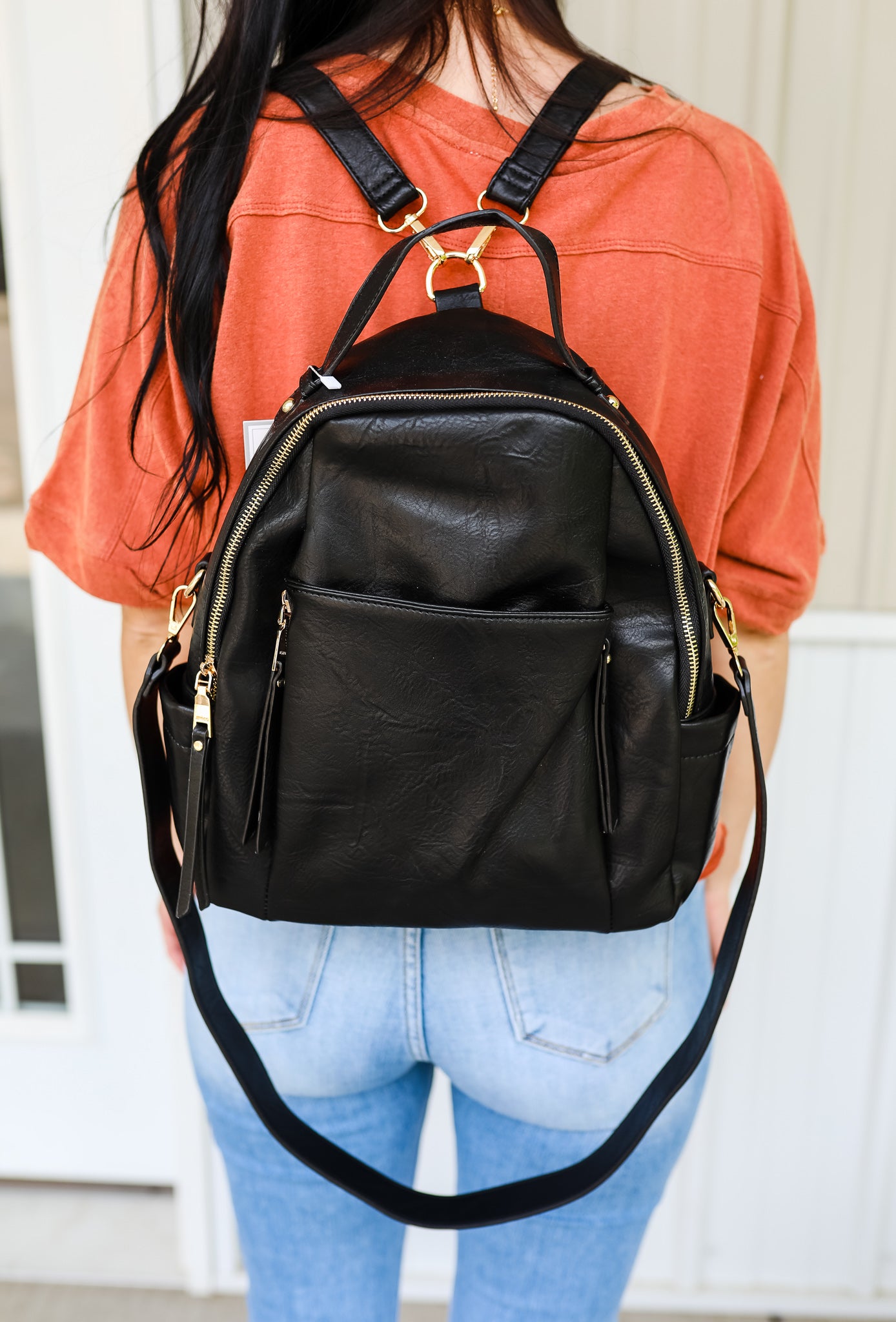 Lillia Backpack Bag - Black