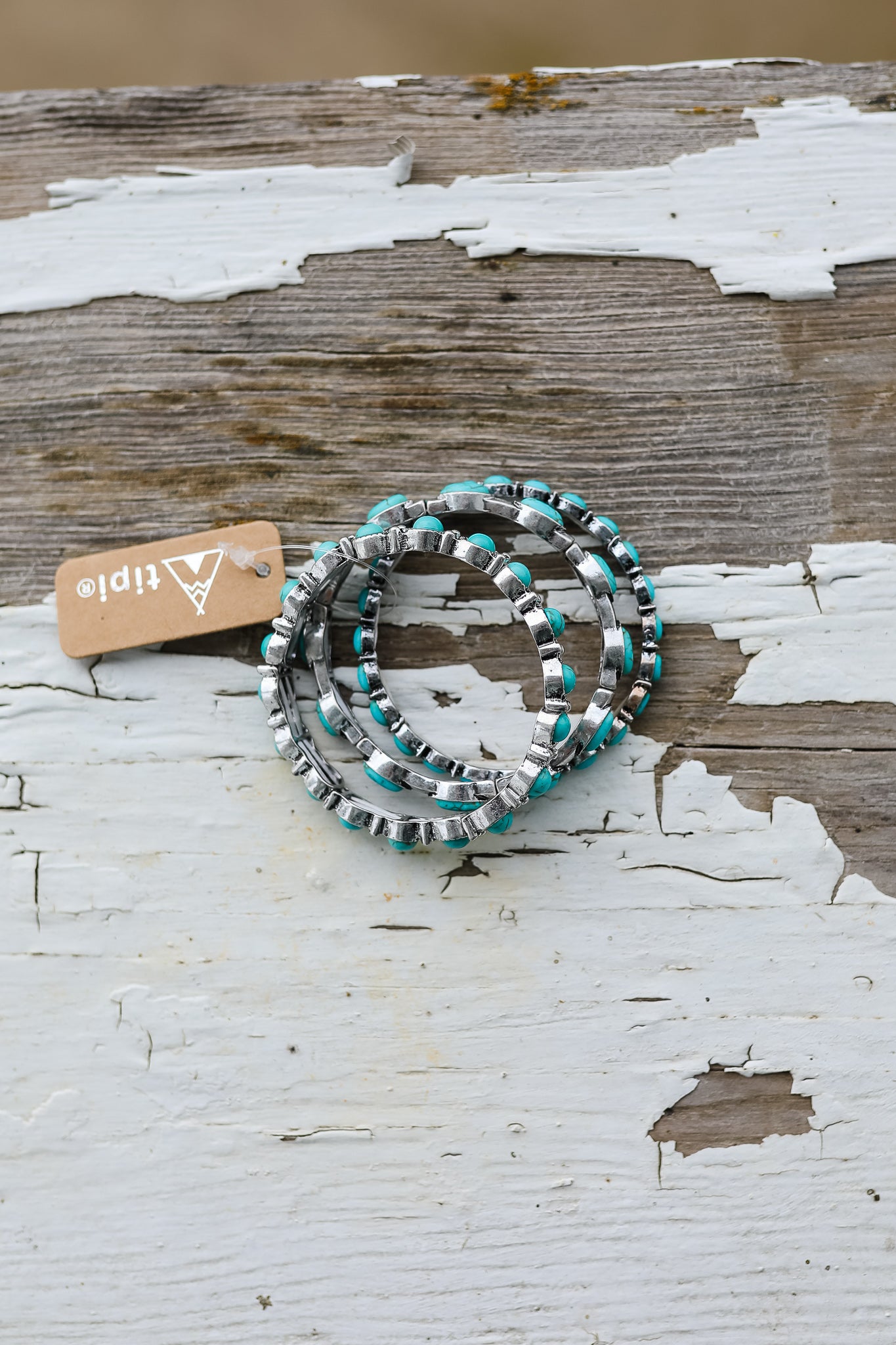 Shia Stretch Bracelet - Turquoise