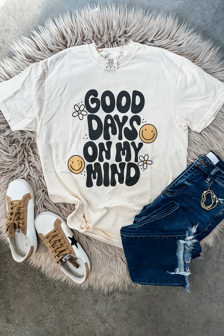 Good Days On My Mind Graphic Tee - Ivory