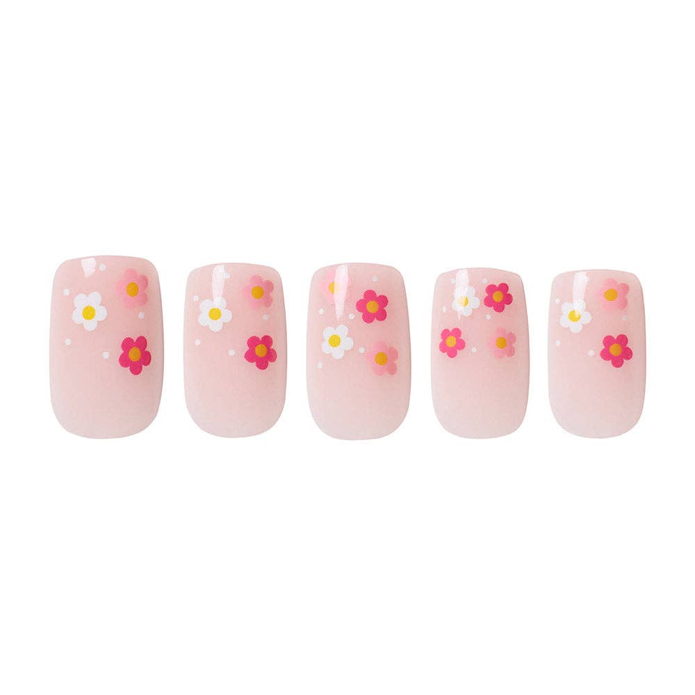 Pretty Bloom Press-On Nails | Short Squoval