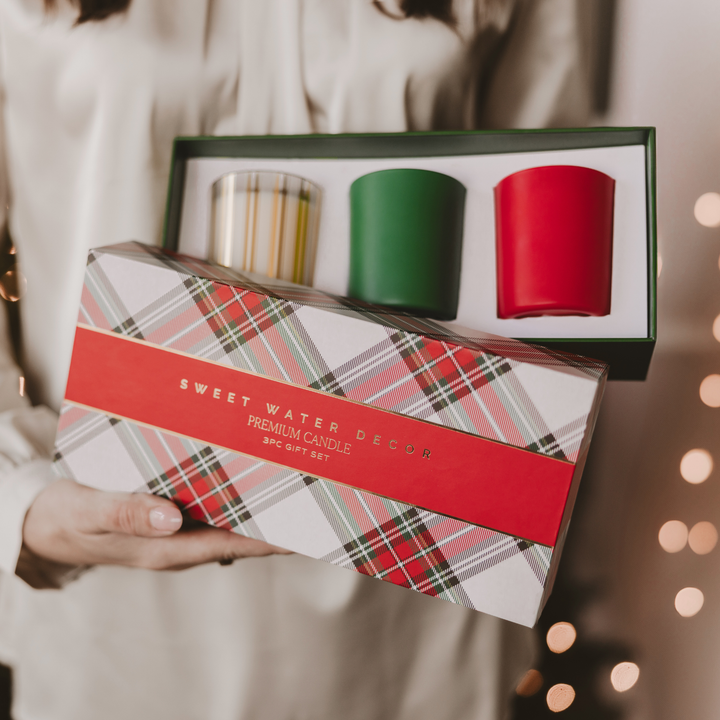 Soy Christmas Candle Gift Box Set