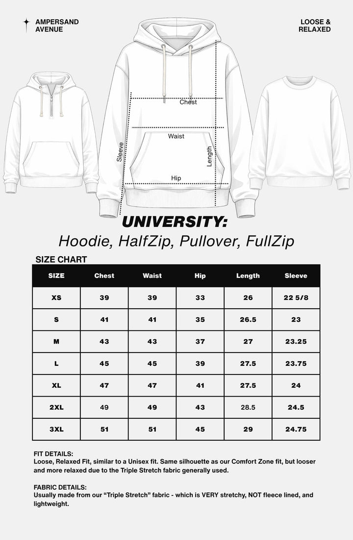 University Hoodie - Wonderstruck Blue