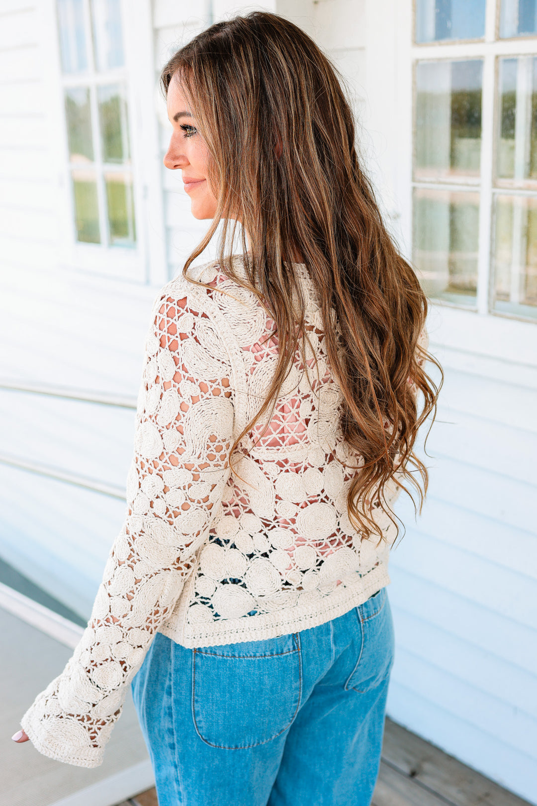 Flora Crochet Cardigan