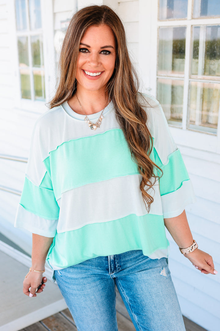 Taylor Oversized Striped Top