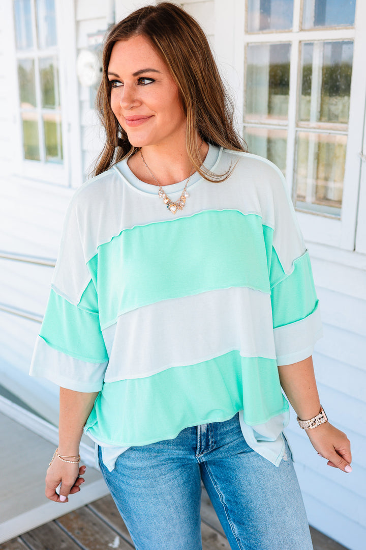 Taylor Oversized Striped Top