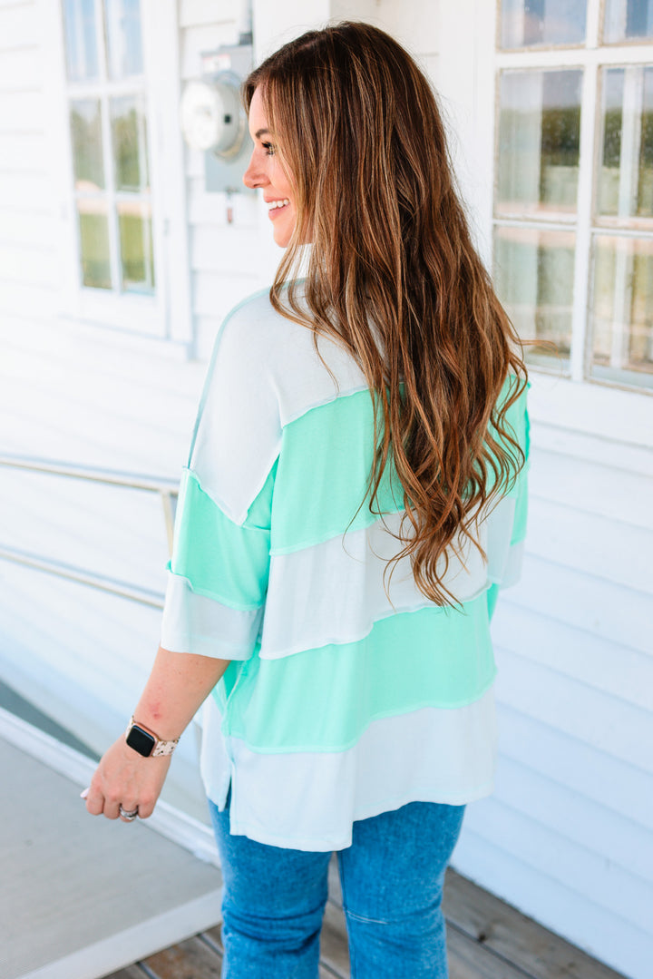 Taylor Oversized Striped Top