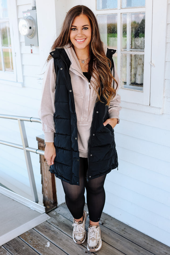 Kate Longline Hooded Vest