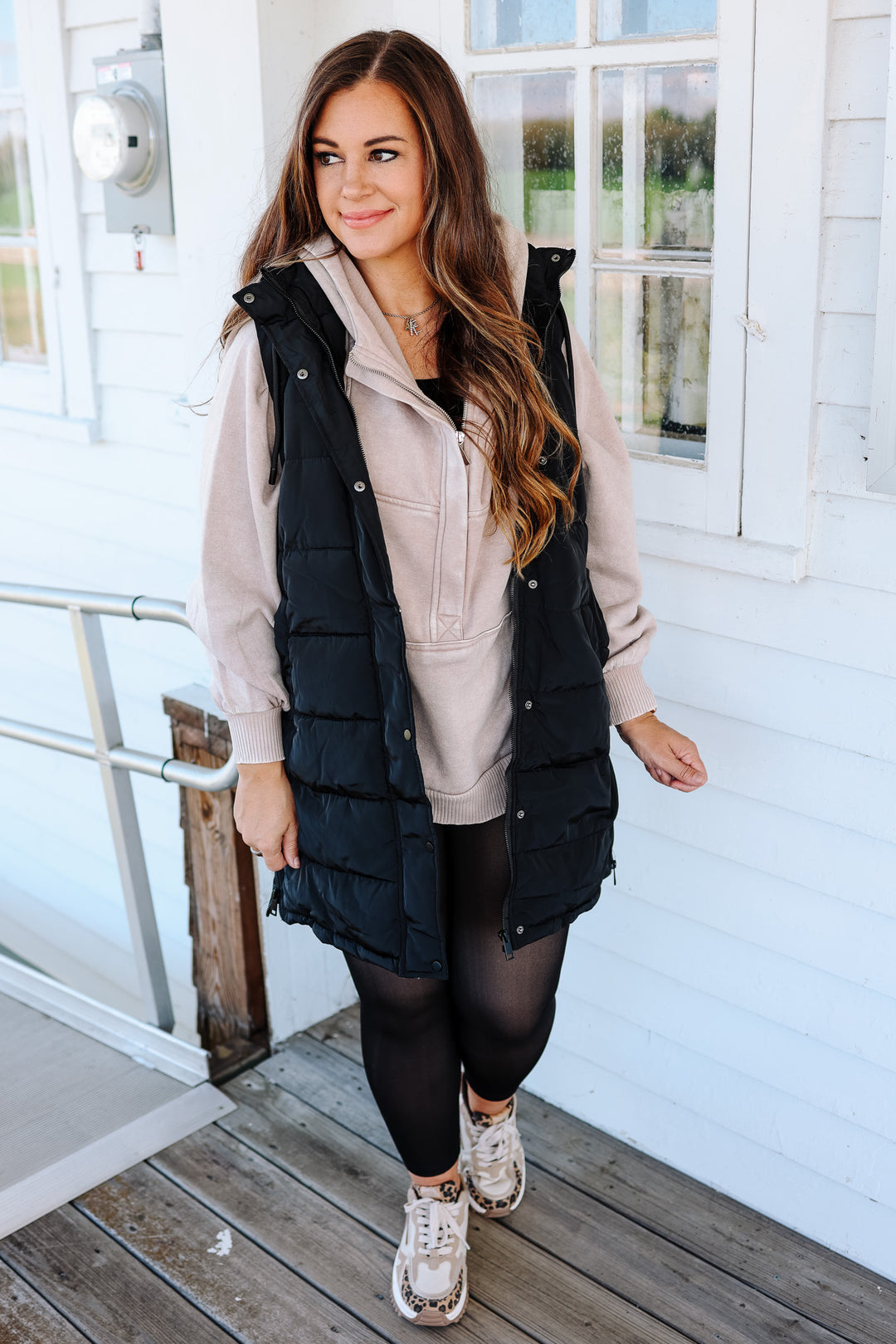 Kate Longline Hooded Vest