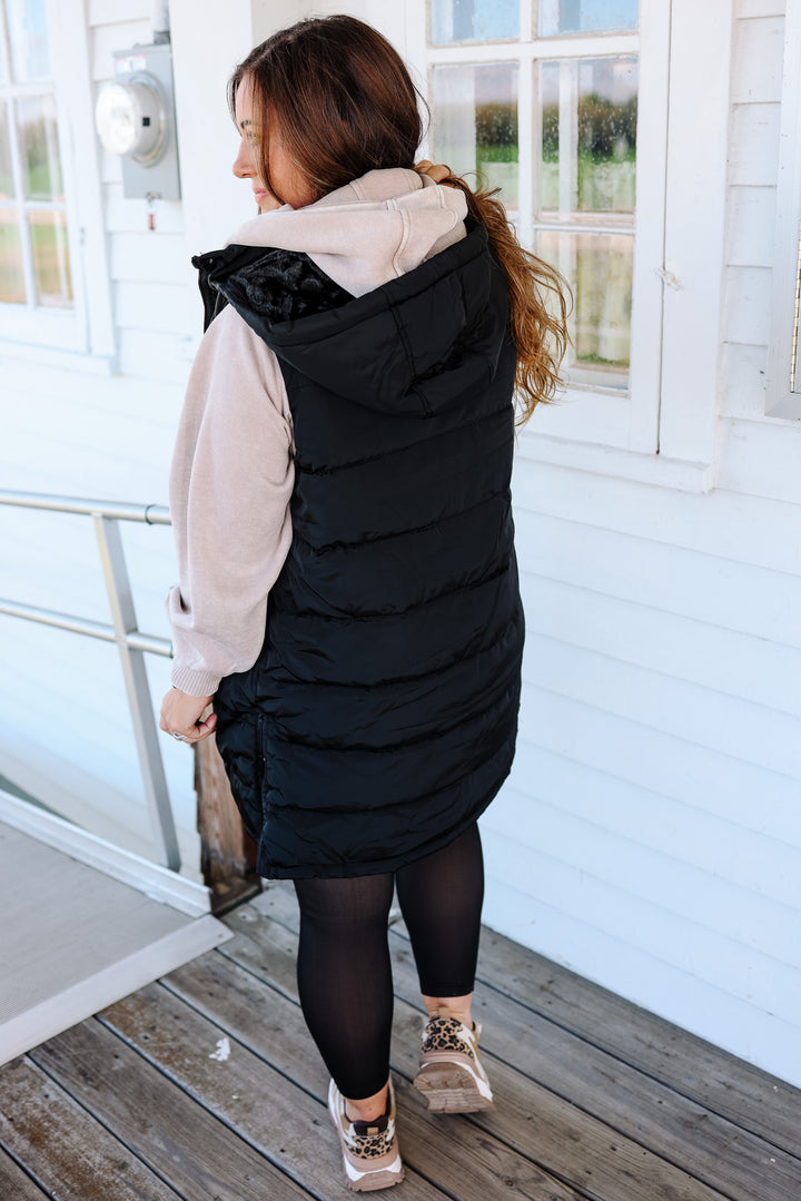 Kate Longline Hooded Vest