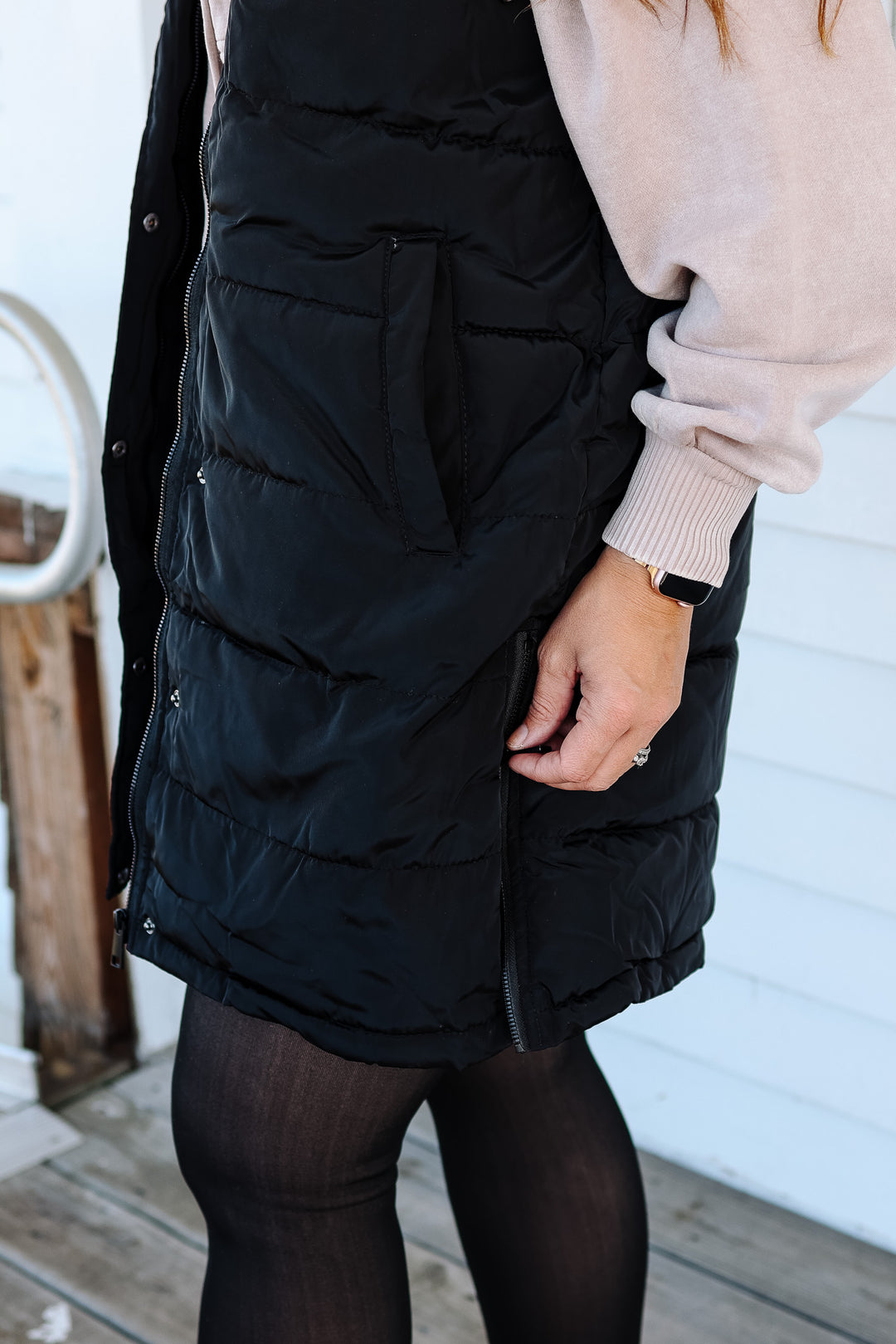 Kate Longline Hooded Vest