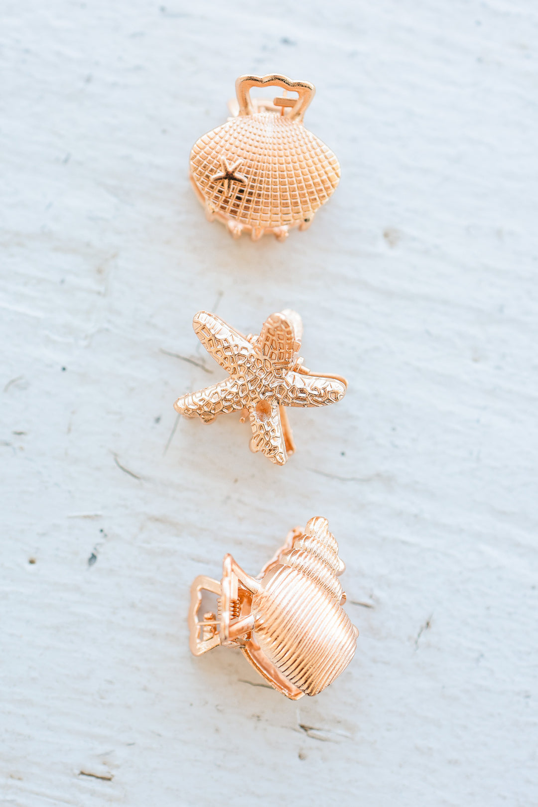 Nautical Mini Hair Claw Clip Set