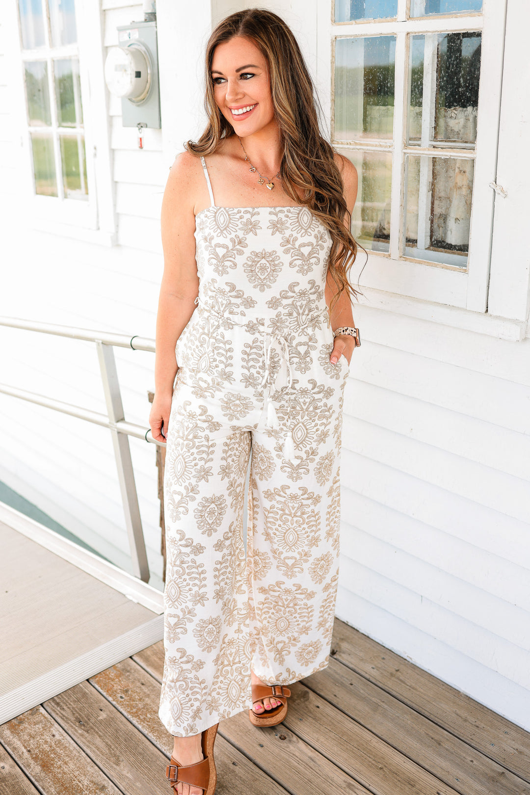Addison Printed Jumpsuit