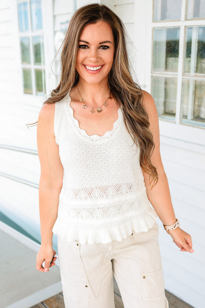 Margo Textured Sweater Tank