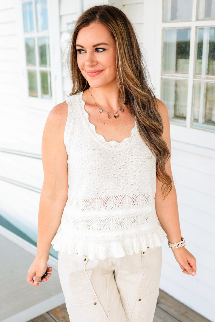 Margo Textured Sweater Tank