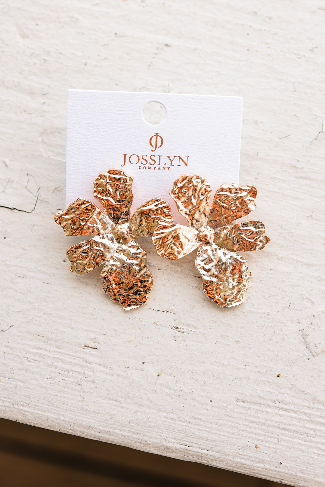 Statement Flower Stud Earrings