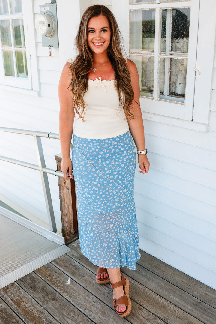 Daisy Asymmetrical Midi Skirt