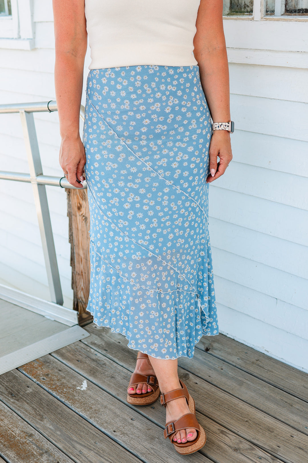Daisy Asymmetrical Midi Skirt