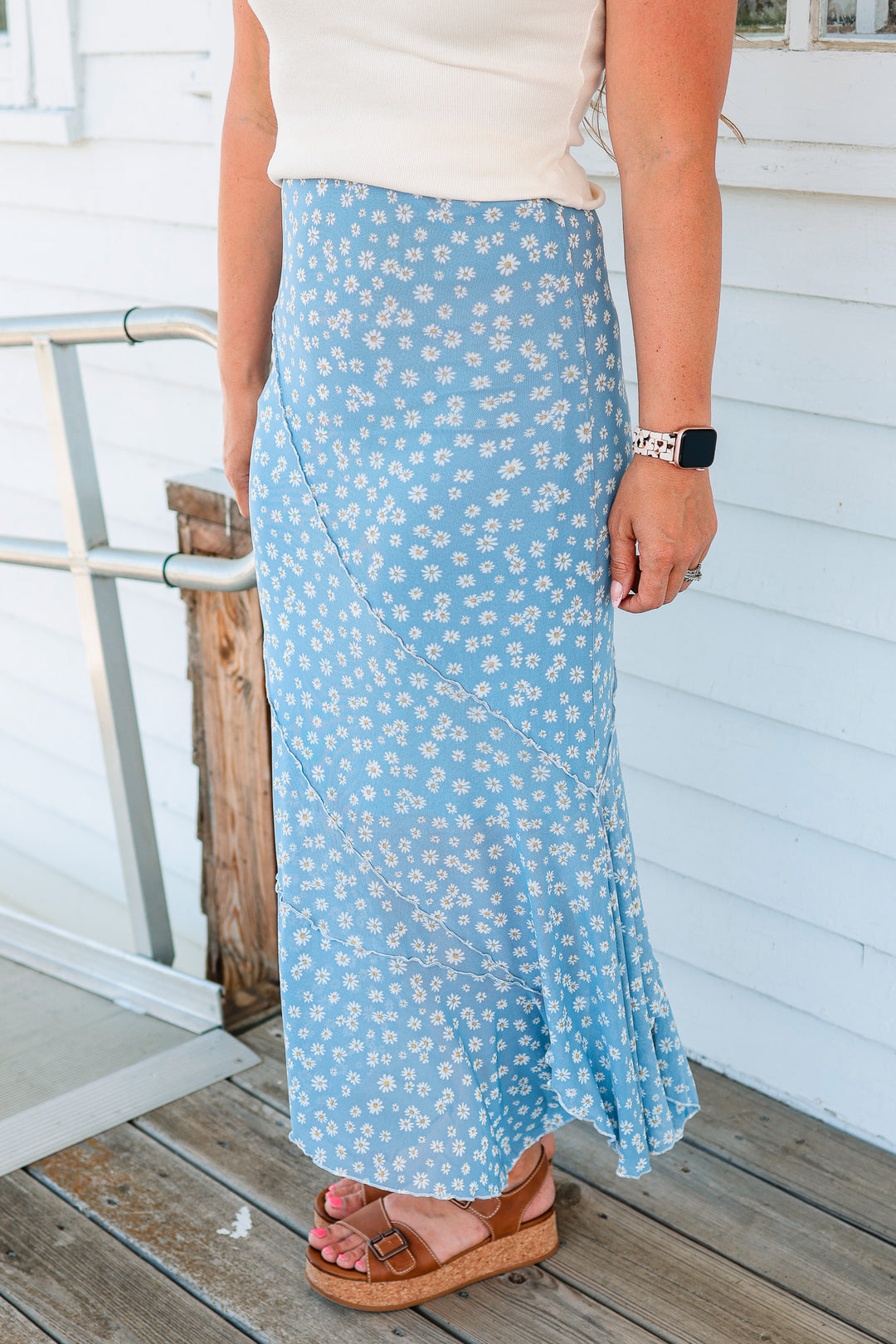 Daisy Asymmetrical Midi Skirt
