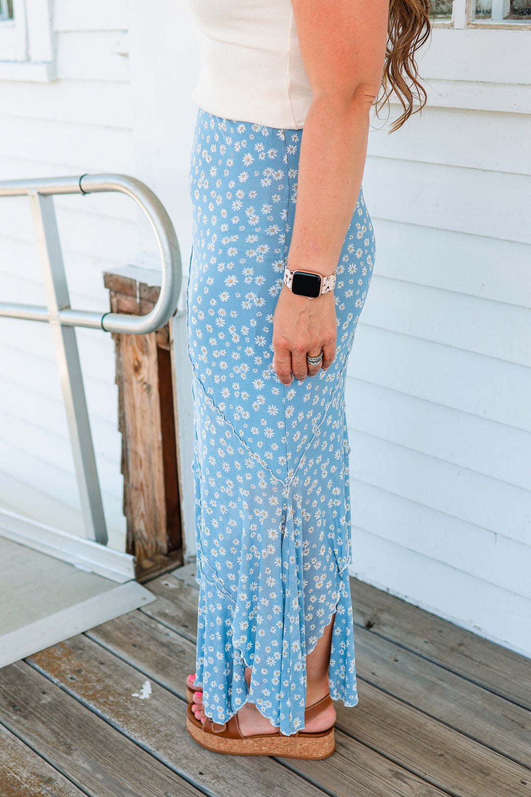 Daisy Asymmetrical Midi Skirt