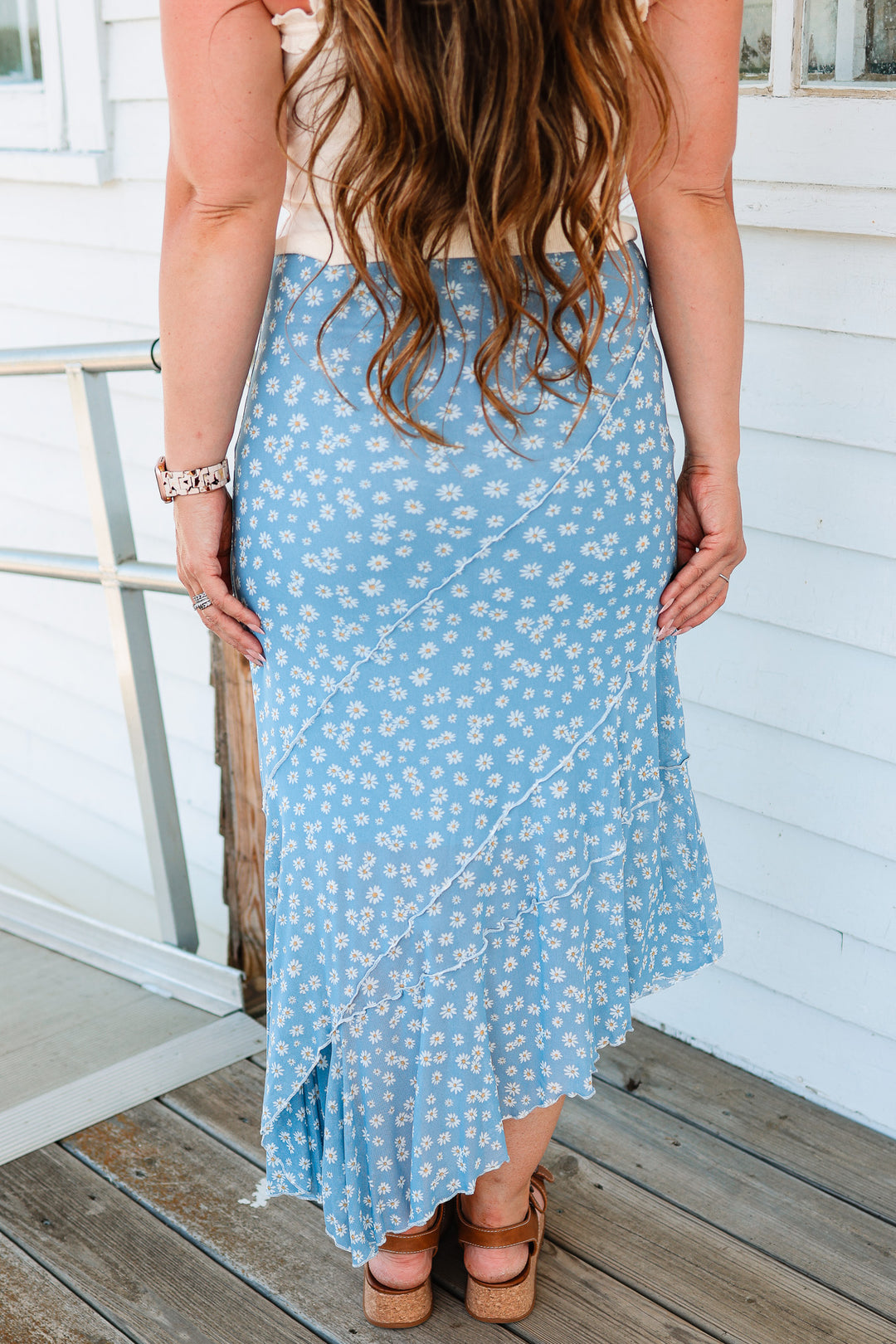 Daisy Asymmetrical Midi Skirt