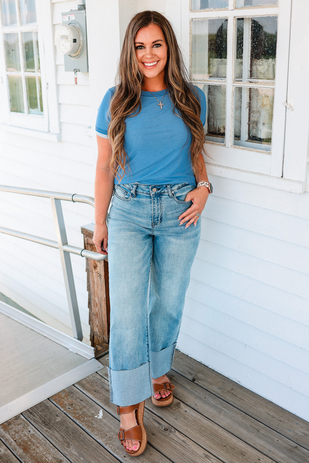 AMPERSAND AVE:  Montery Cuffed Denim