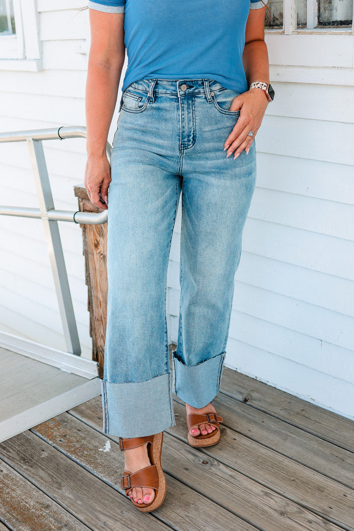 AMPERSAND AVE:  Montery Cuffed Denim