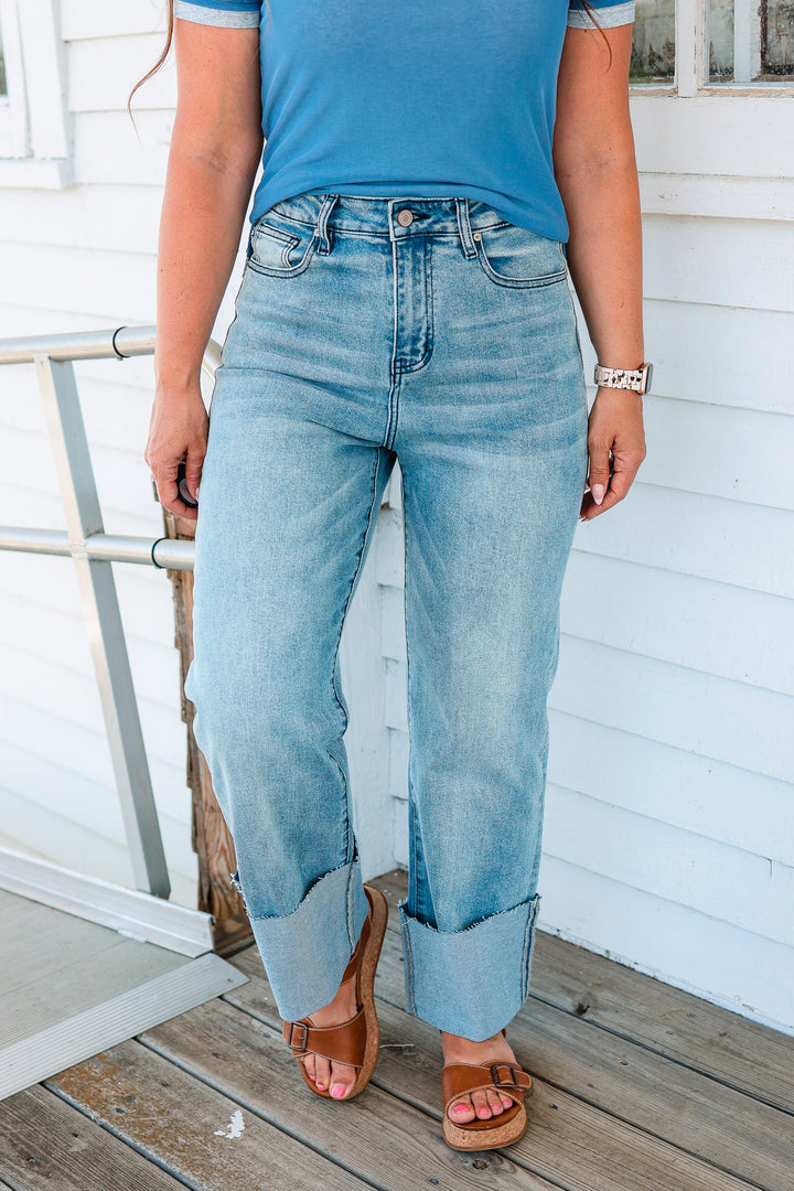AMPERSAND AVE:  Montery Cuffed Denim