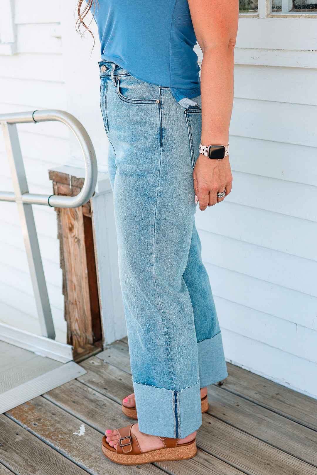 AMPERSAND AVE:  Montery Cuffed Denim