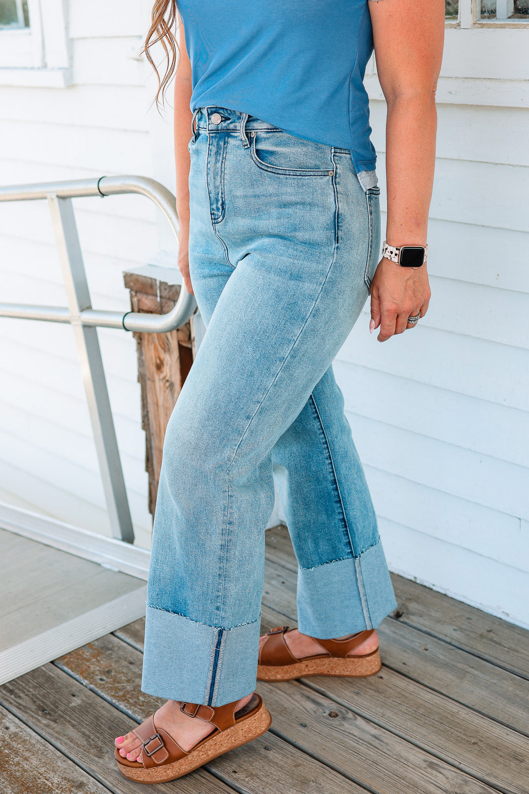 AMPERSAND AVE:  Montery Cuffed Denim