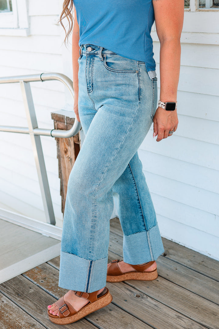 AMPERSAND AVE:  Montery Cuffed Denim