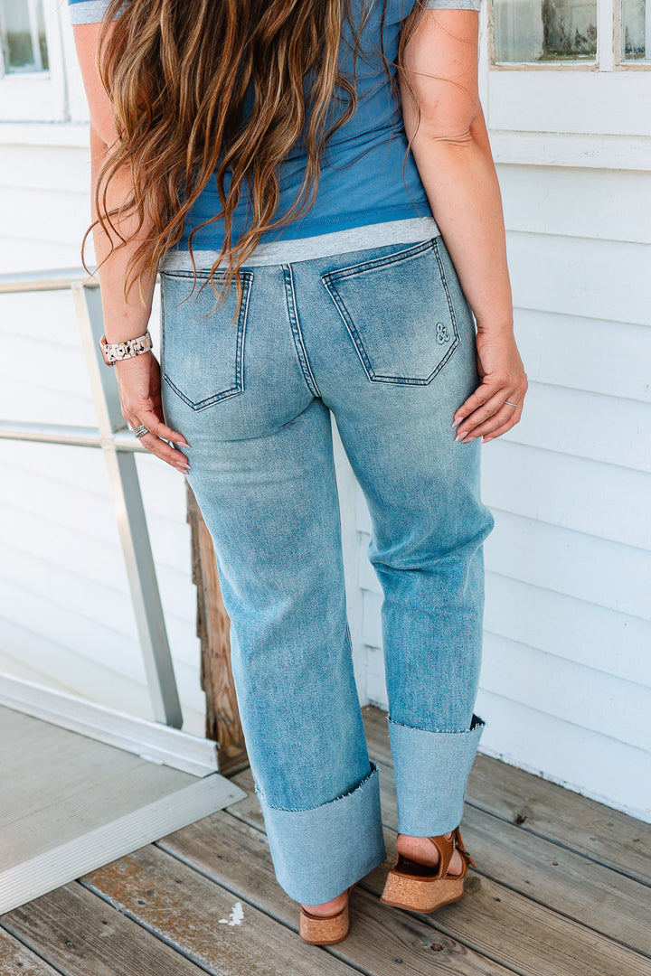 AMPERSAND AVE:  Montery Cuffed Denim