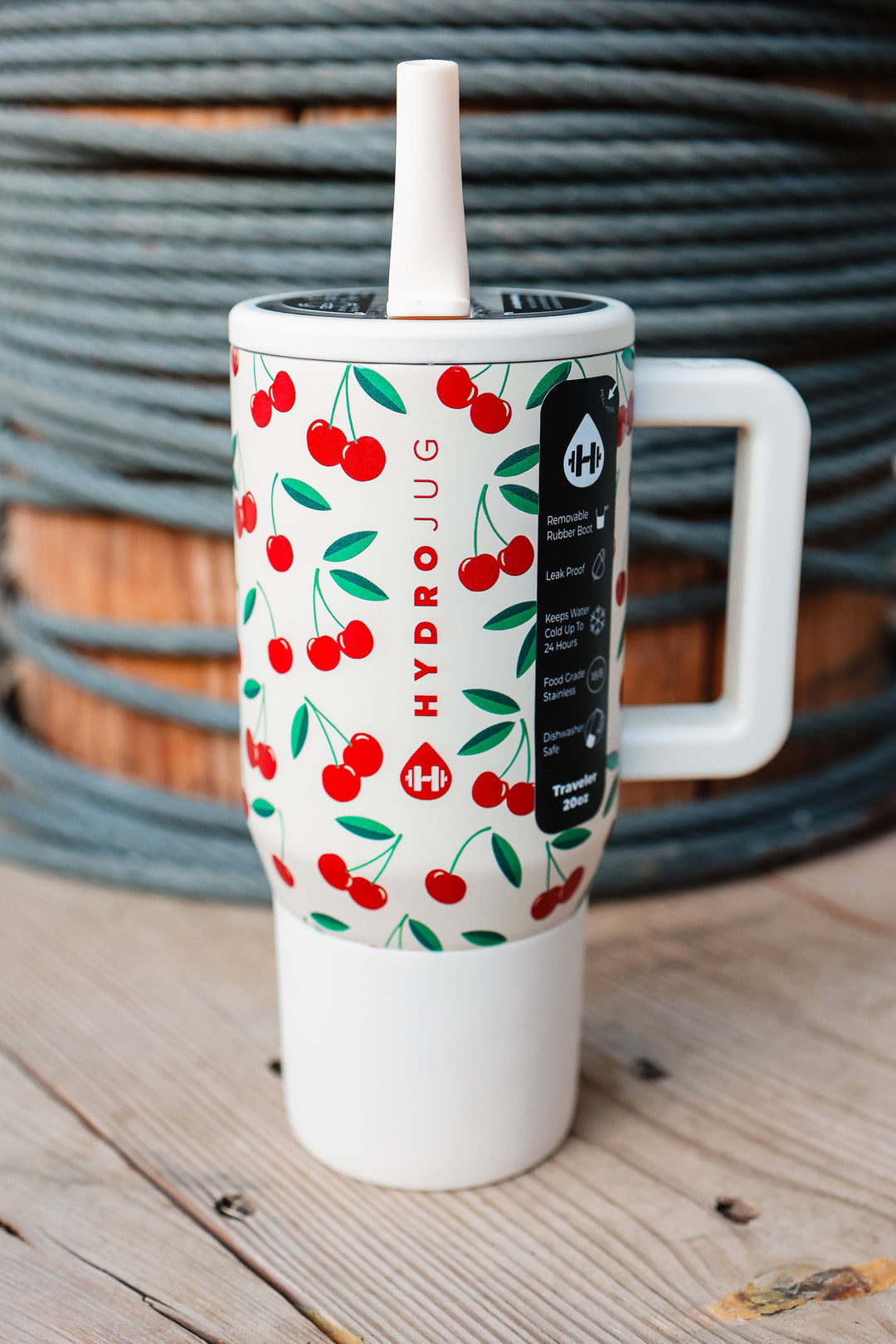 Cherries HydroJug 20oz Traveler Tumbler