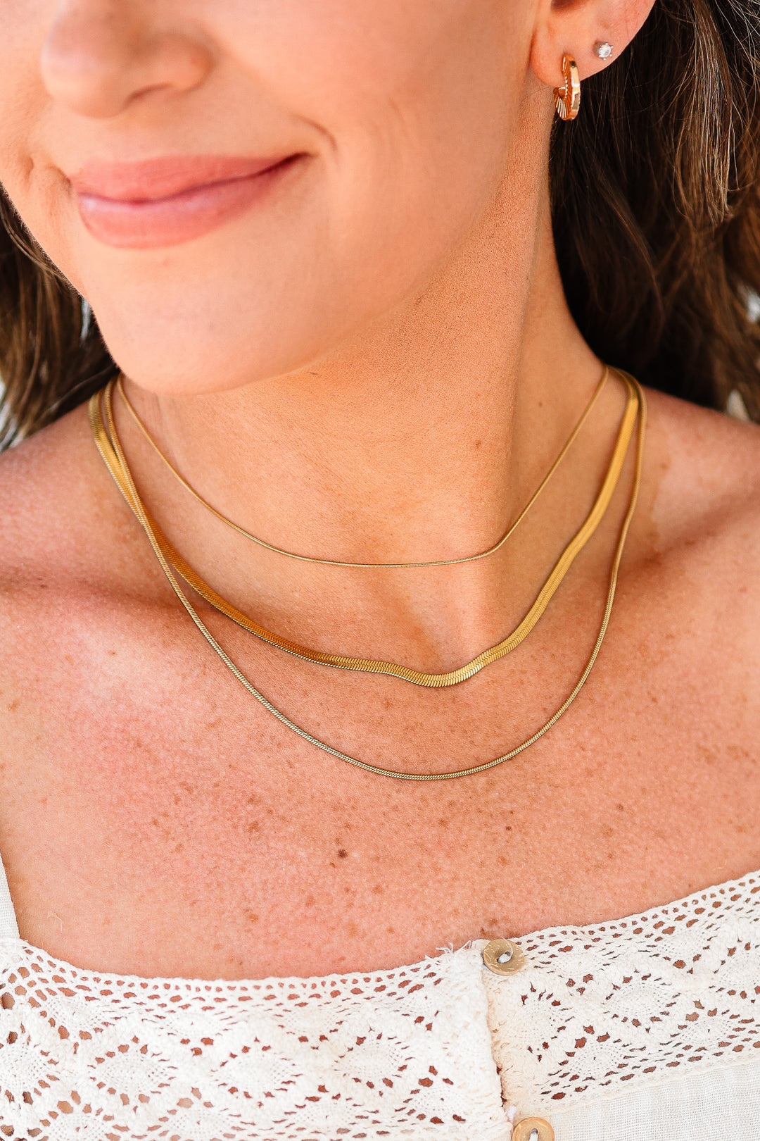 Gold Layered Chain Necklace