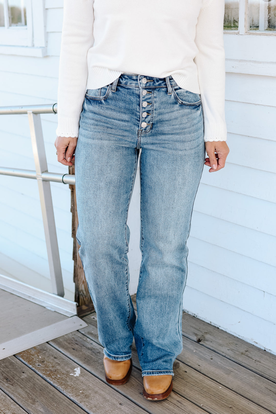 KANCAN: Twilight High Rise Comfort Flare Jeans