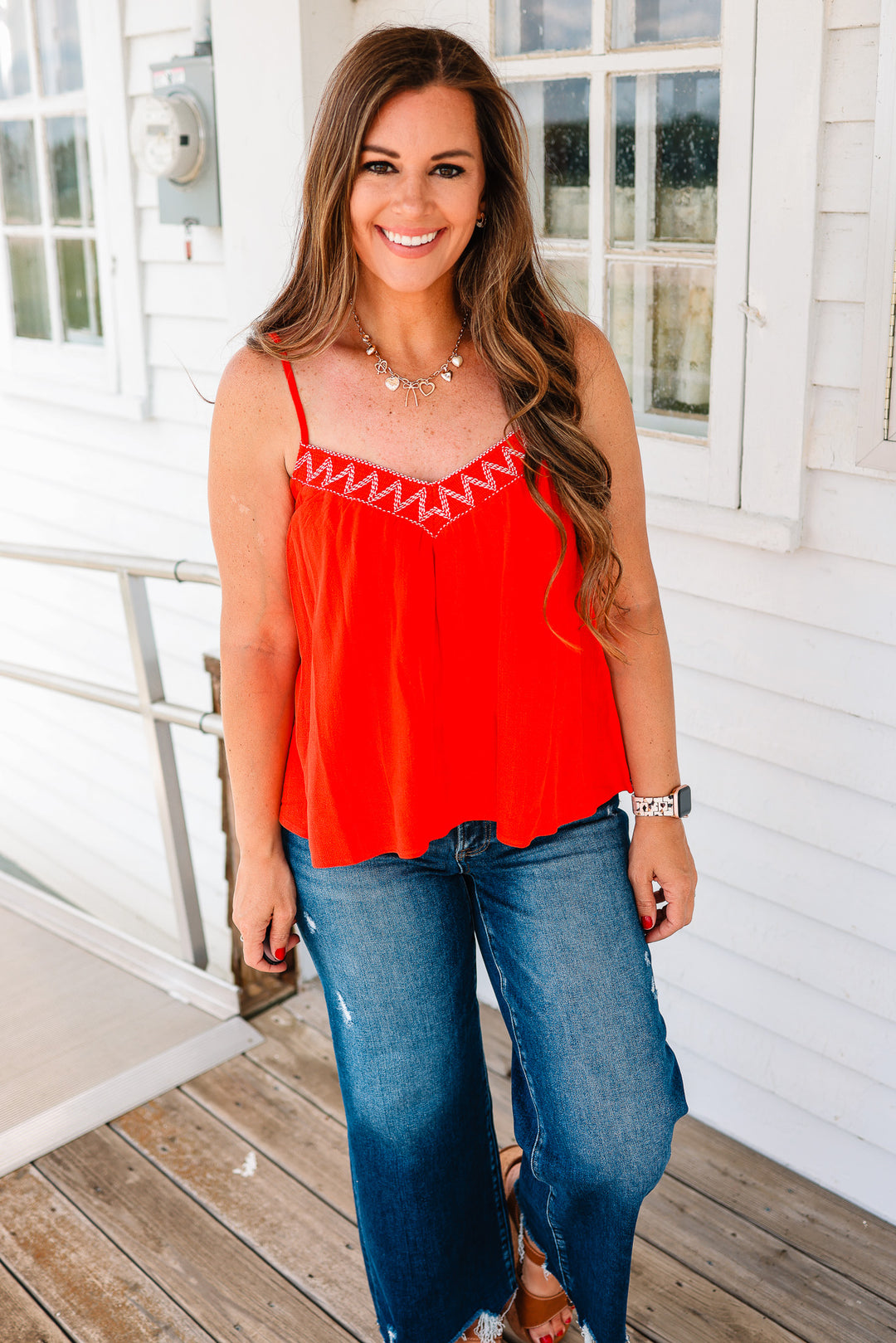 Adeline Ribbon Tie Cami