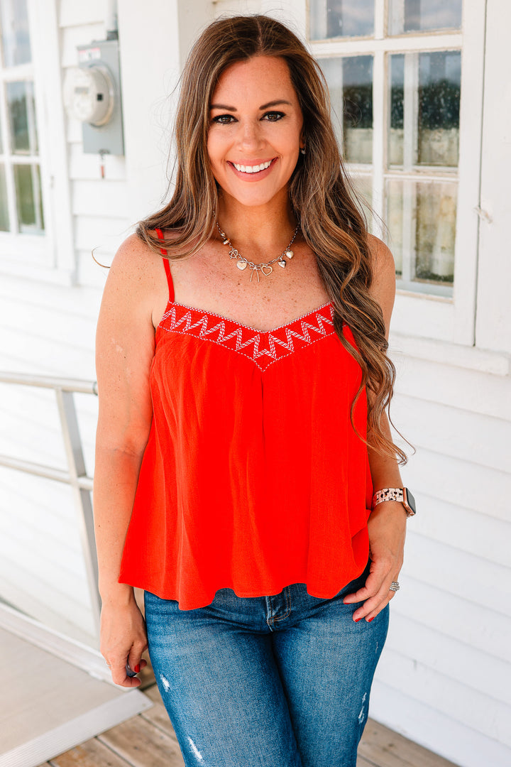 Adeline Ribbon Tie Cami