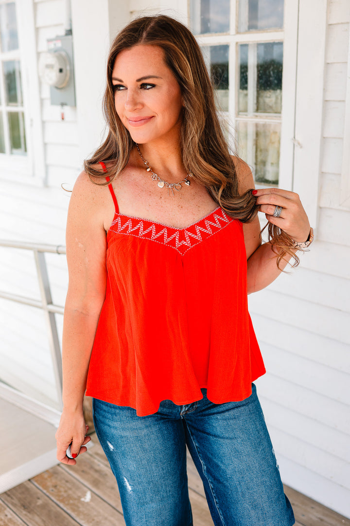 Adeline Ribbon Tie Cami