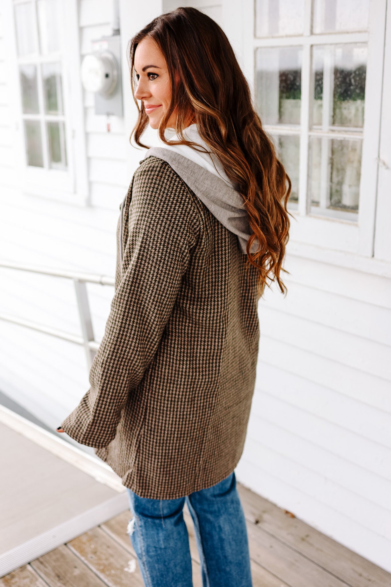 Teagan Detachable Hoodie Coat - Forest Green – Aiden & Oak