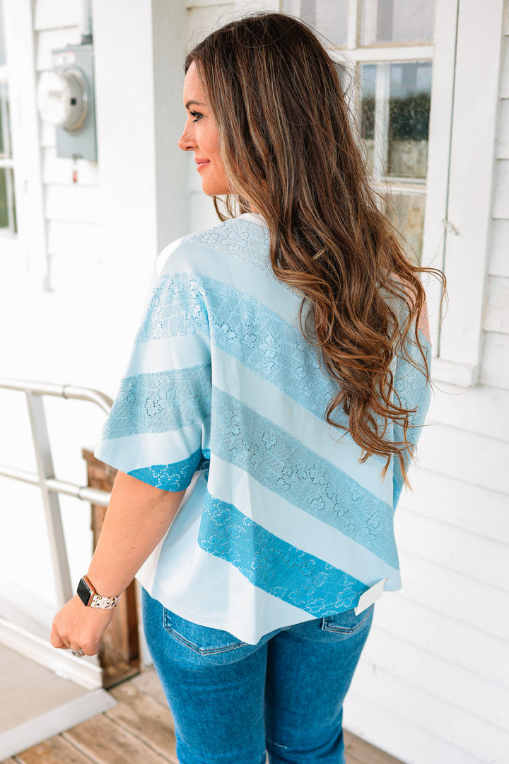Striped Vintage Flower Tee