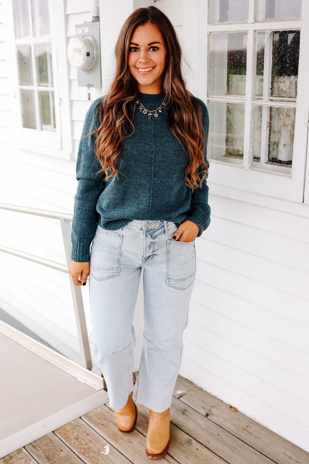 VERVET: BARREL SUPER HIGH RISE JEANS