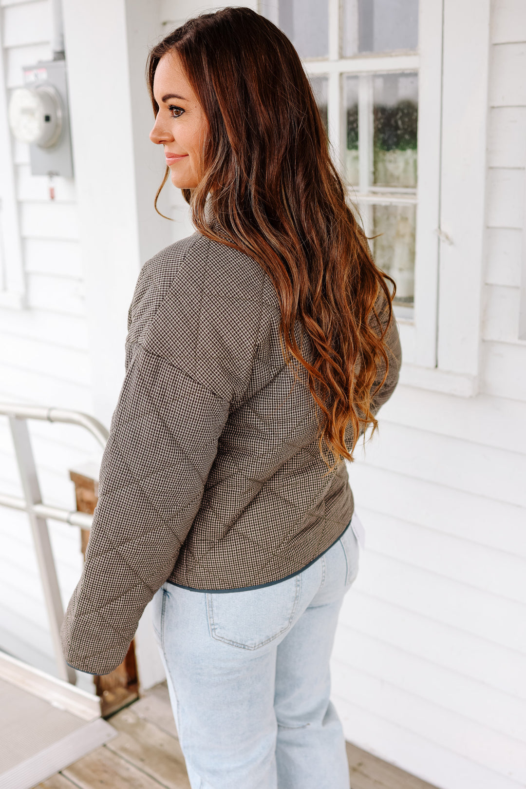 Lee Button Down Quilted Jacket - Olive