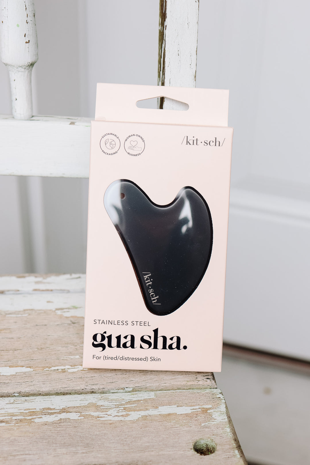 Kitsch Stainless Steel Gua Sha - Matte Black